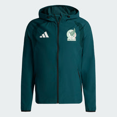 Mexico National Team FIFA x World Cup 2026 Full-Zip Travel Windbreaker Jacket - Adidas Green
