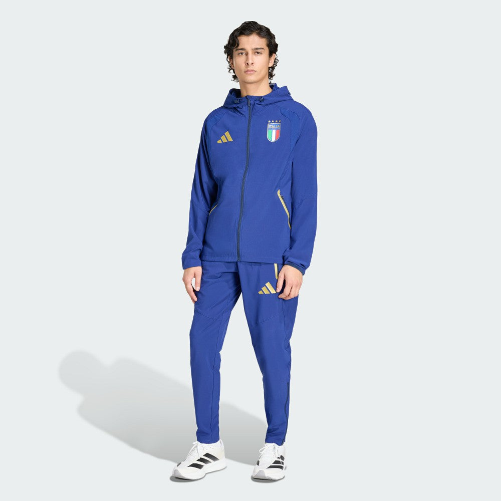 Italy National Team FIFA x World Cup 2026 Full-Zip Travel Windbreaker Jacket - Adidas Blue