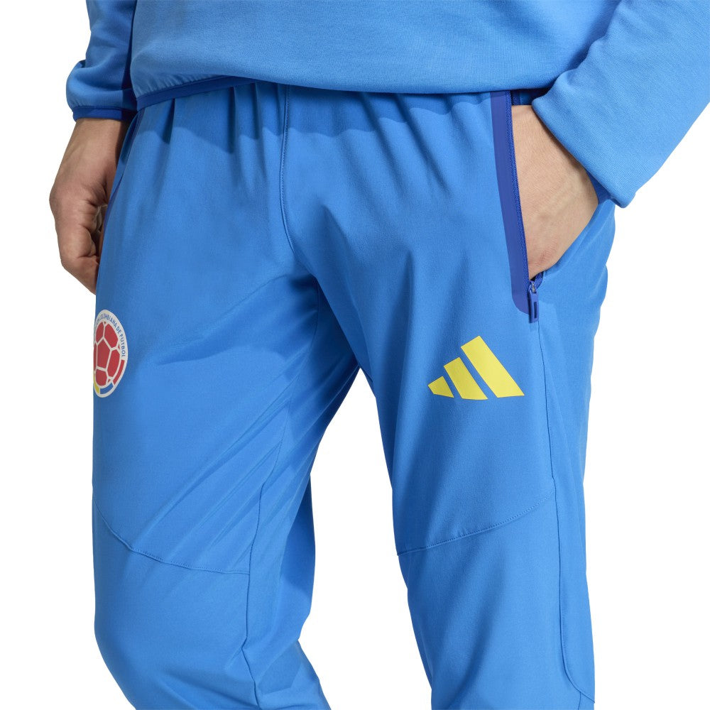 Colombia National Team FIFA x World Cup 2026 Tiro Travel Pants - Adidas Blue