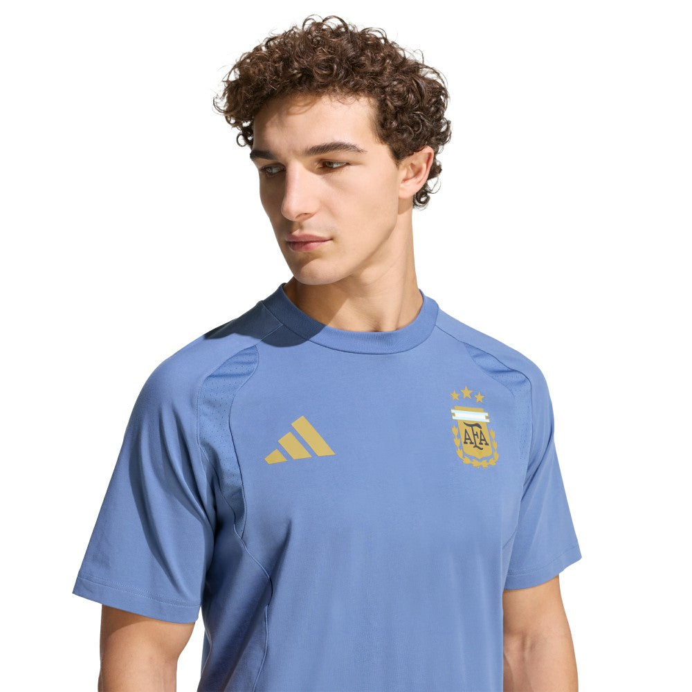 Argentina National Team FIFA x World Cup Tiro Travel T-Shirt - Adidas Blue