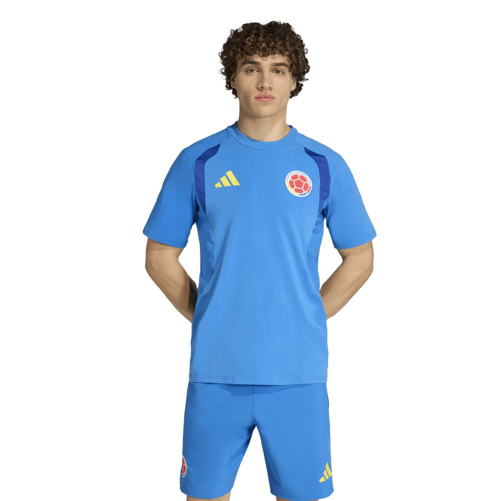 Colombia National Team FIFA x World Cup Tiro Travel T-Shirt - Adidas Blue