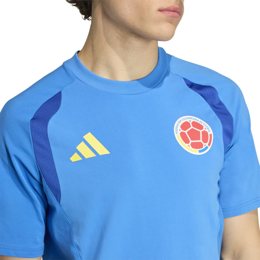 Colombia National Team FIFA x World Cup Tiro Travel T-Shirt - Adidas Blue