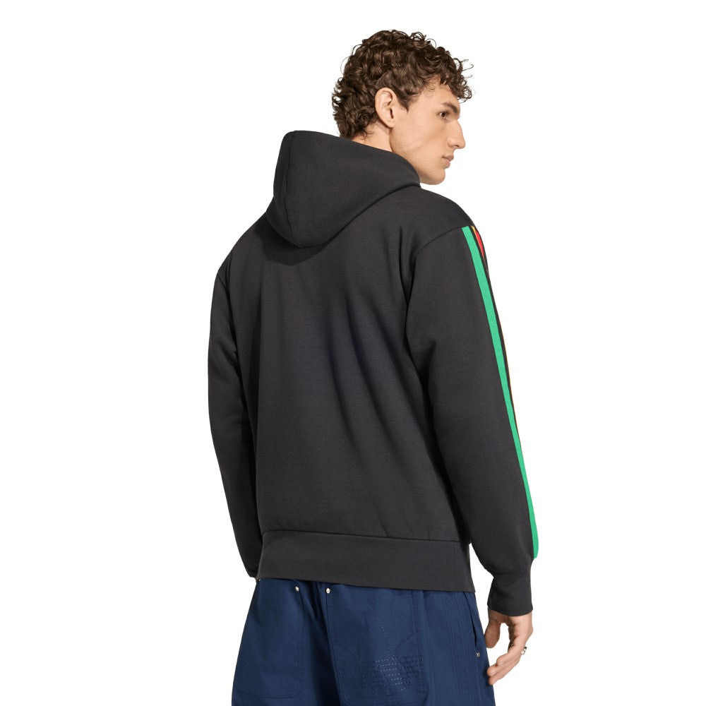 Jamaica National Team Alphaskin Fleece Hoodie - Adidas Black