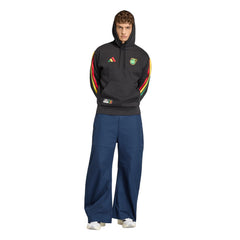 Jamaica National Team Alphaskin Fleece Hoodie - Adidas Black