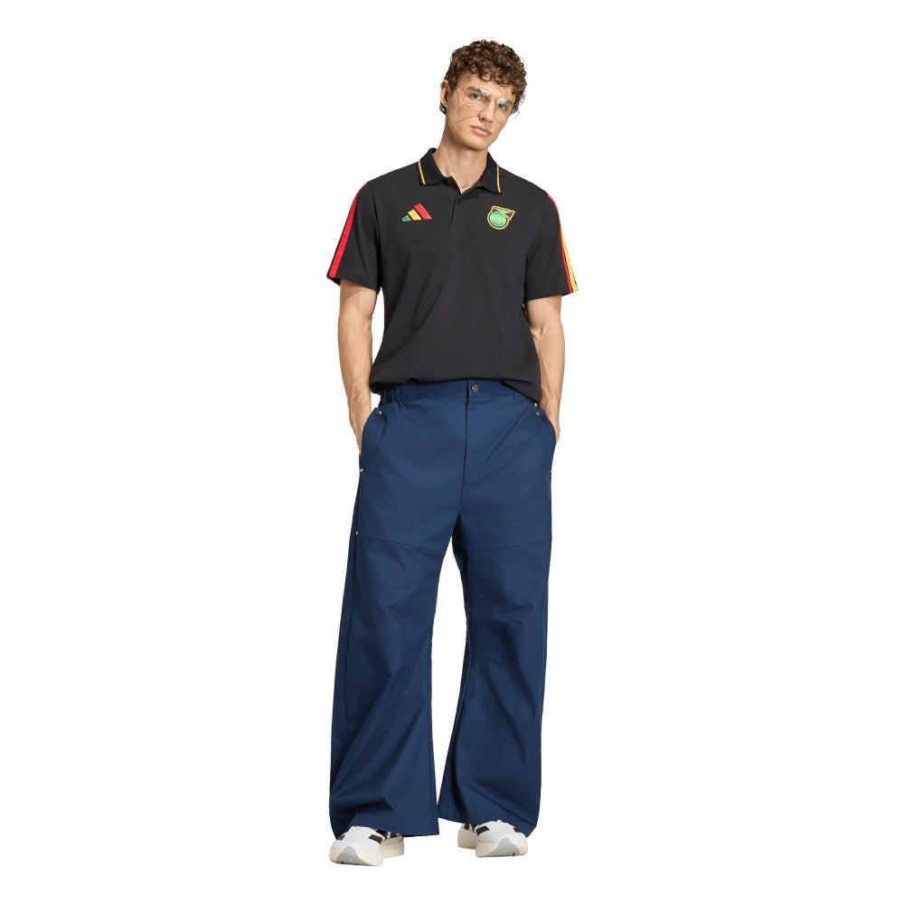 Jamaica National Team Alphaskin Polo - Adidas Black