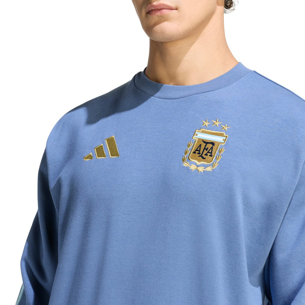 Argentina National Team FIFA x World Cup Alphaskin Crewneck Sweatshirt - Adidas Blue