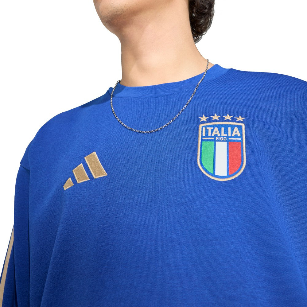 Italy National Team FIFA x World Cup Alphaskin Crewneck Sweatshirt - Adidas Blue