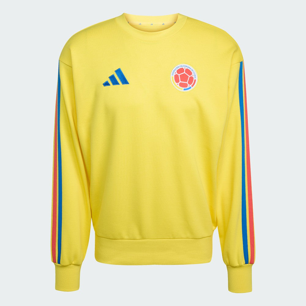 Colombia National Team FIFA x World Cup Alphaskin Crewneck Sweatshirt - Adidas Yellow