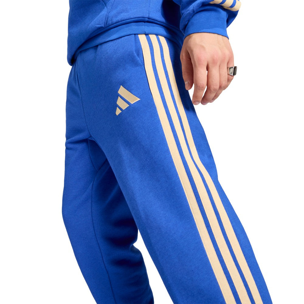 Italy National Team Alphaskin Fleece Pants - Adidas Blue