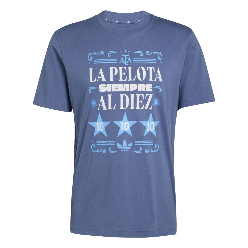 Argentina National Team FIFA x World Cup 2022 Winners Amply T-Shirt - Adidas Blue