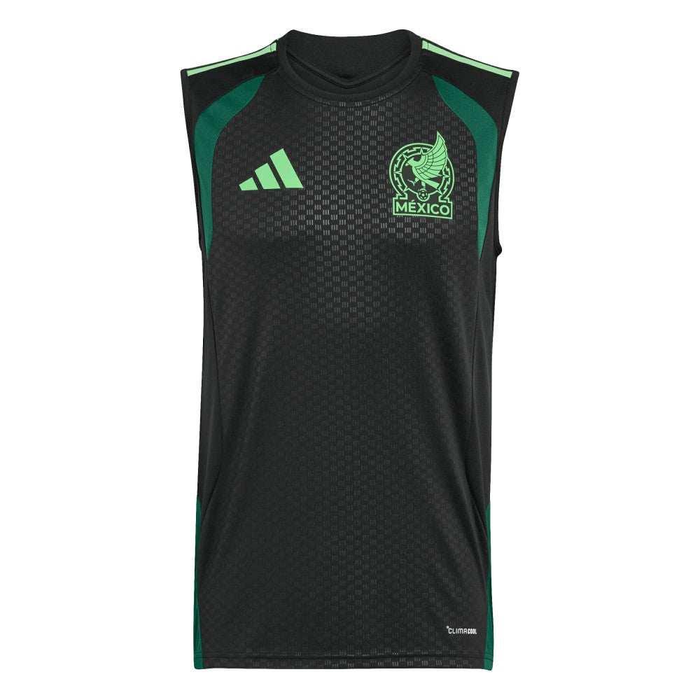 Mexico National Team FIFA x World Cup 2026 Sleeveless Training Jersey - Adidas Black