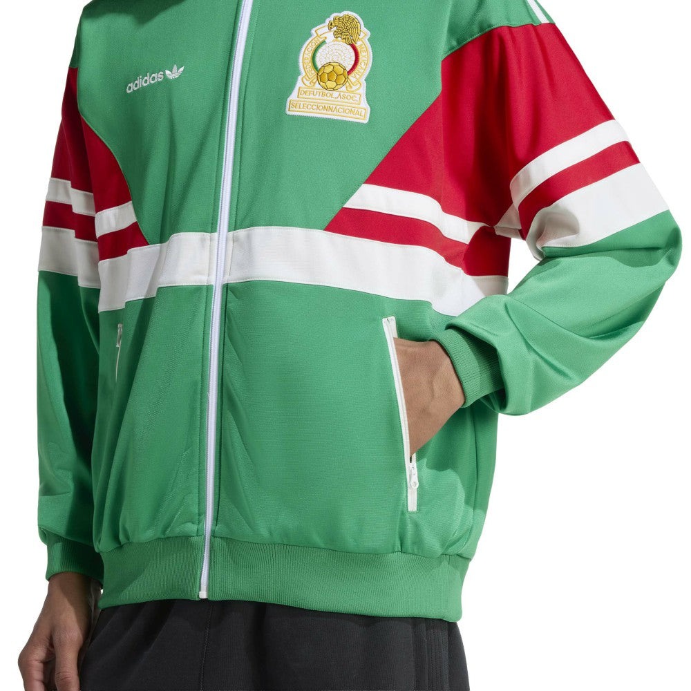 Mexico National Team 1986 Bringback Full-Zip Track Top - Adidas Green