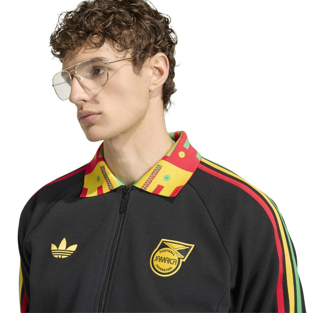 Jamaica National Team Anthem Full-Zip Jacket - Adidas Black