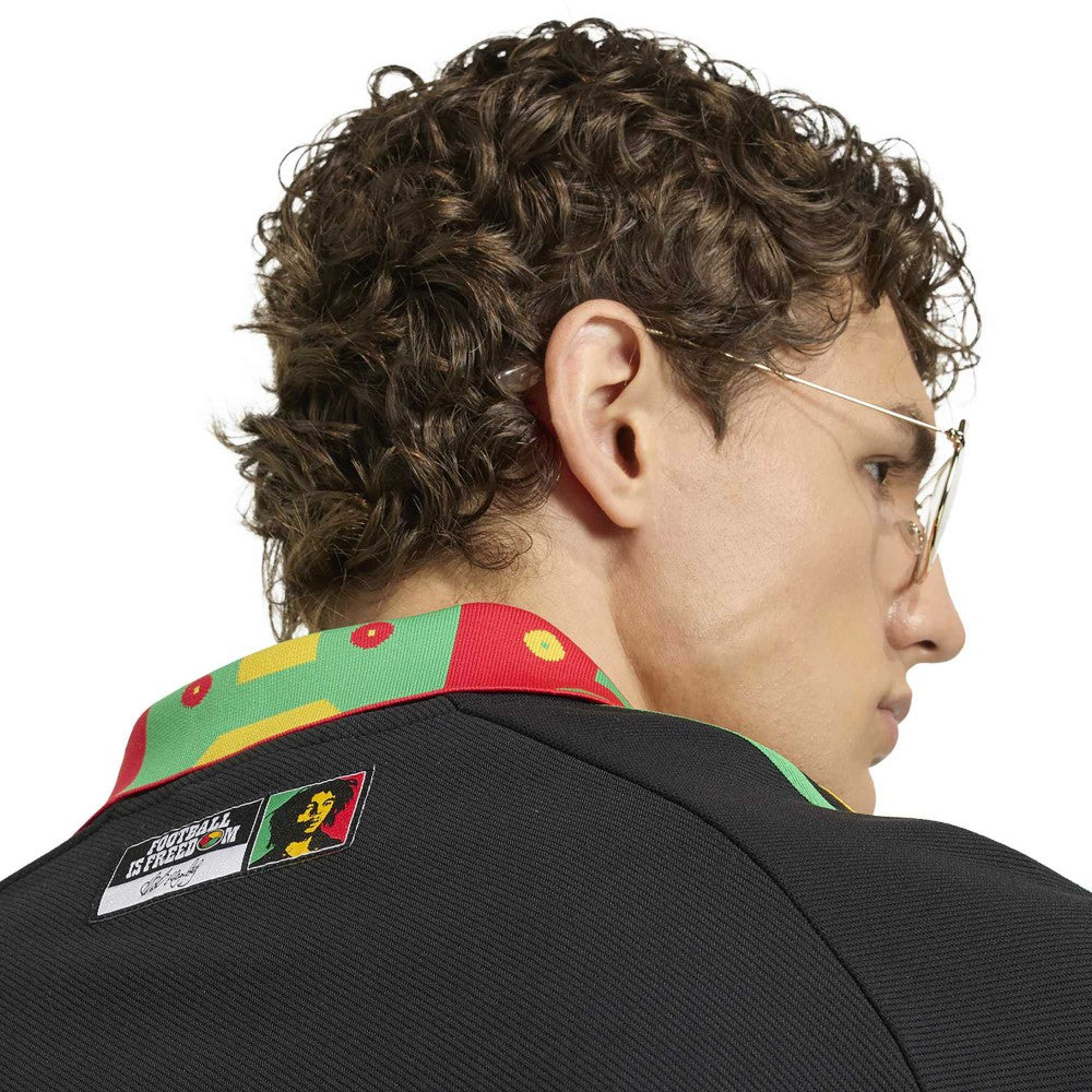Jamaica National Team Anthem Full-Zip Jacket - Adidas Black