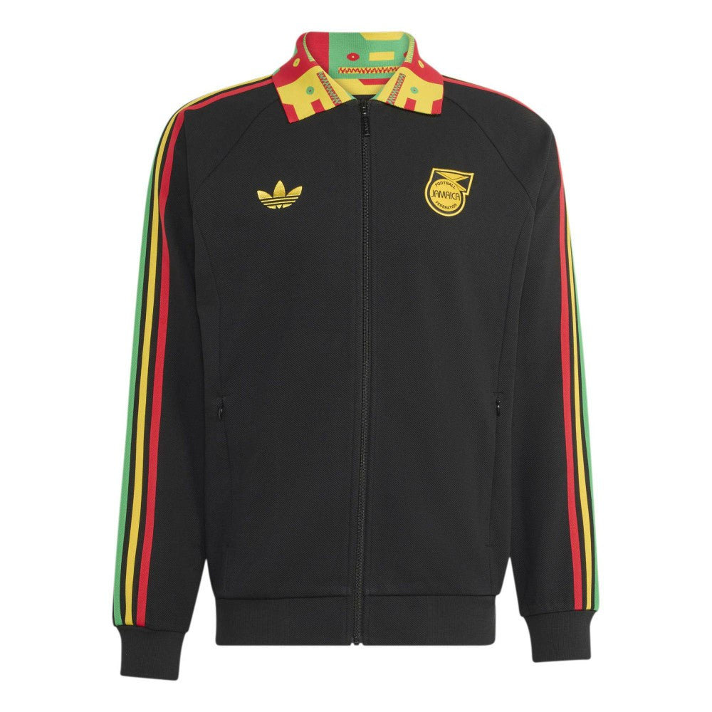 Jamaica National Team Anthem Full-Zip Jacket - Adidas Black