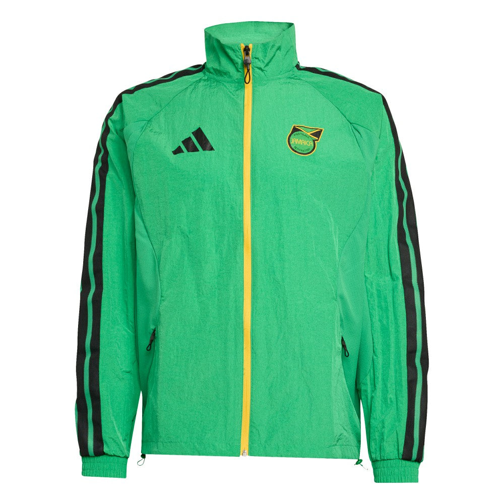 Jamaica National Team Anthem Full-Zip Jacket - Adidas Green