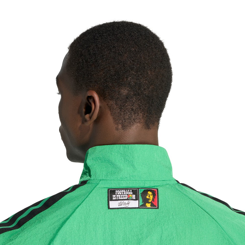 Jamaica National Team Anthem Full-Zip Jacket - Adidas Green