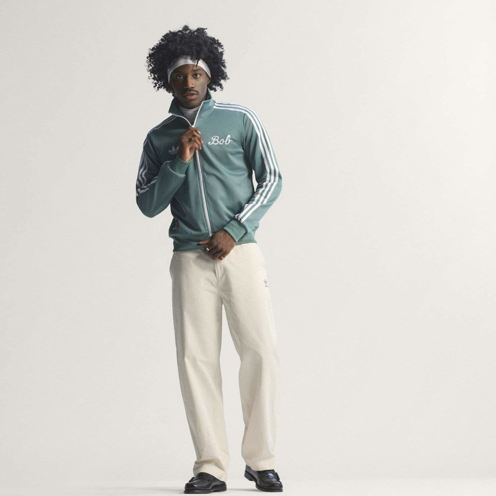 Jamaica National Team x Bob Marley Full-Zip Track Jacket - Adidas Green