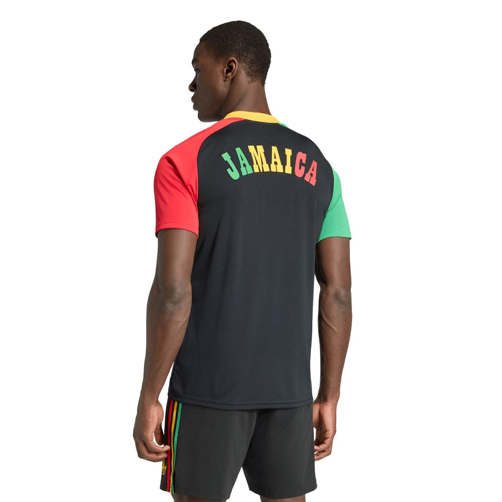 Jamaica National Team 2026 Pre-Match Training Jersey - Adidas Black
