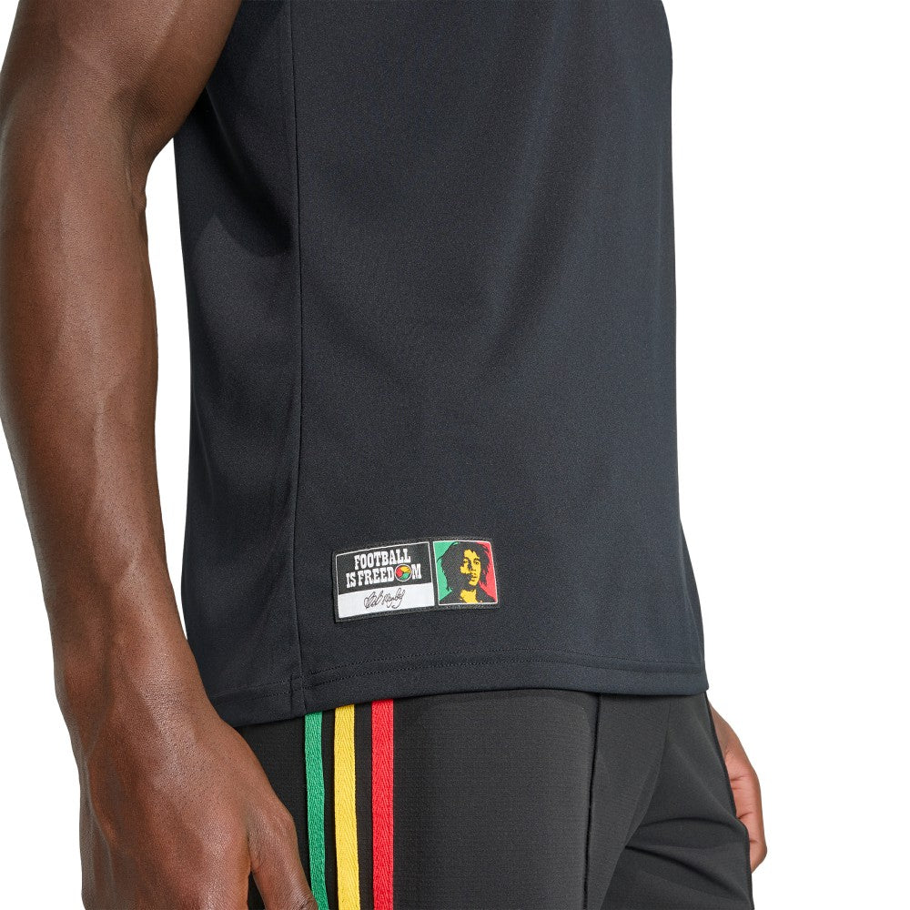 Jamaica National Team 2026 Pre-Match Training Jersey - Adidas Black