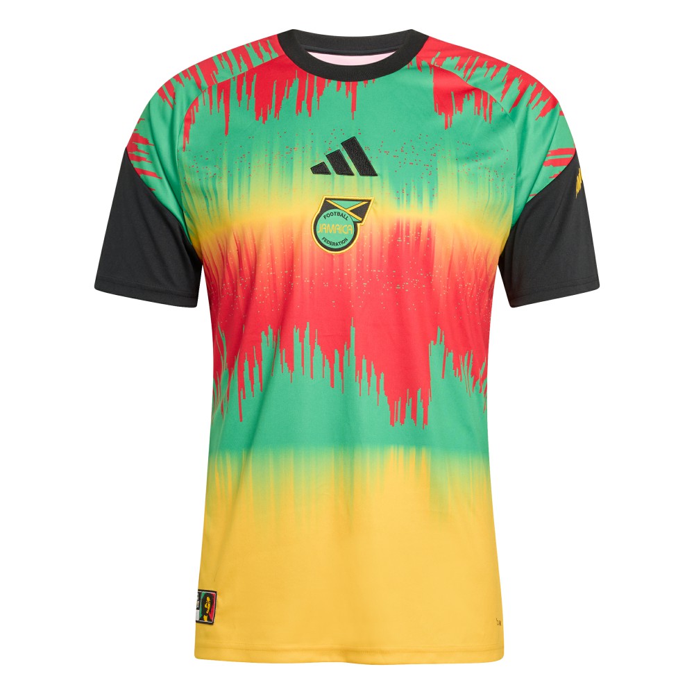 Jamaica National Team 2026 Pre-Match Training Jersey - Adidas Green