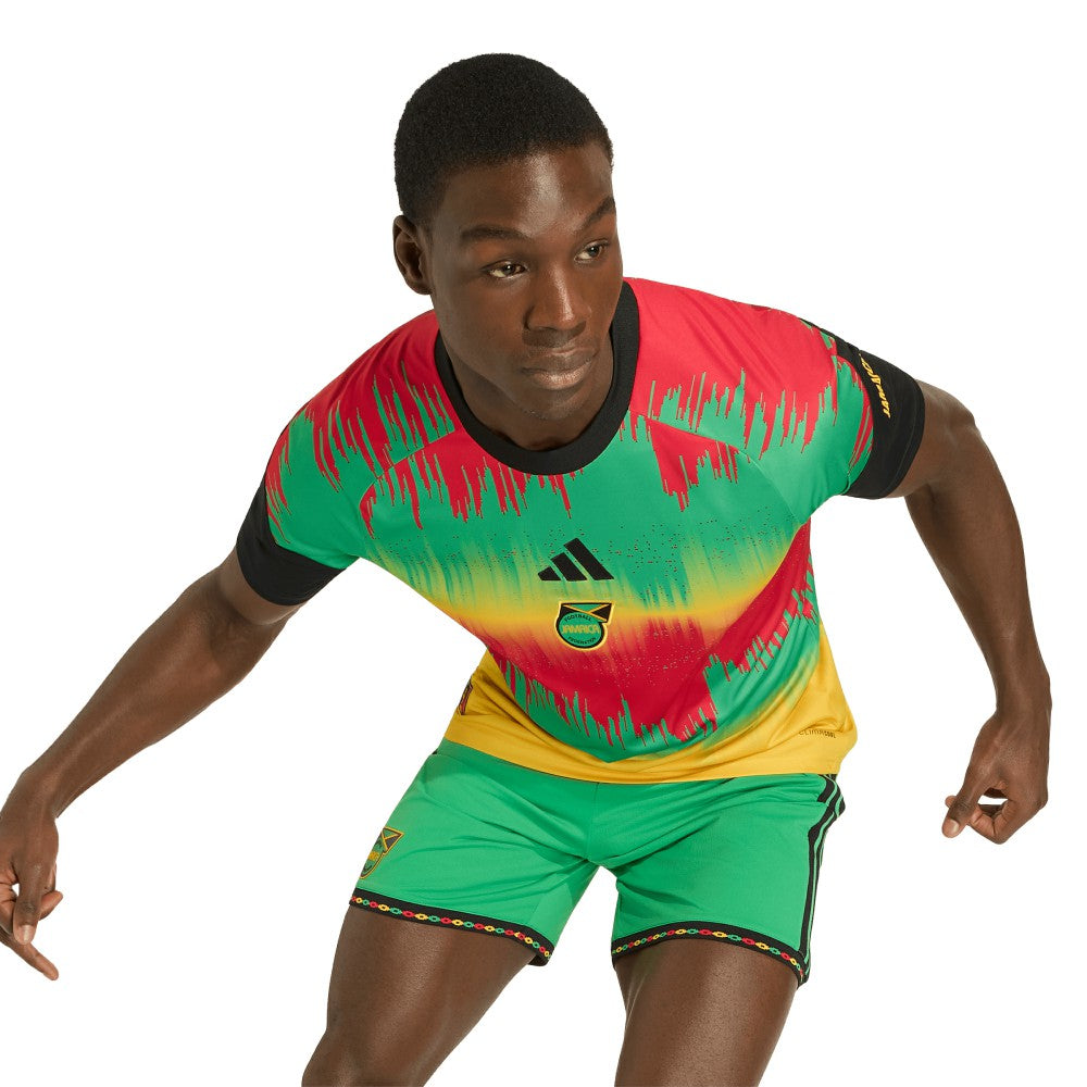 Jamaica National Team 2026 Pre-Match Training Jersey - Adidas Green