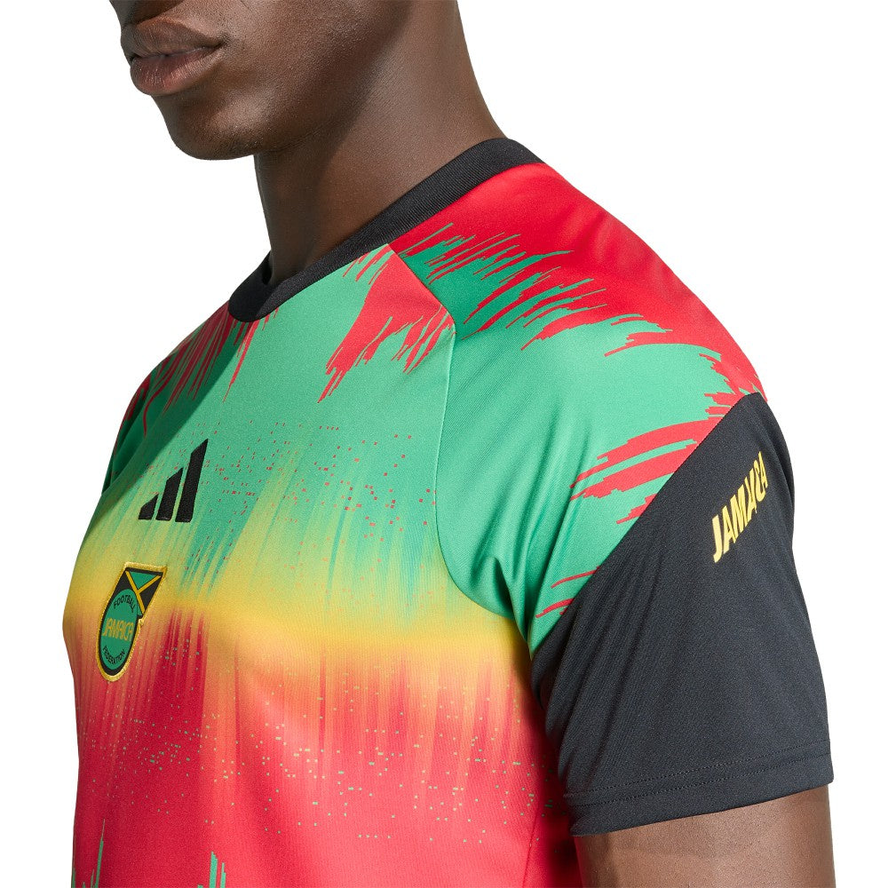 Jamaica National Team 2026 Pre-Match Training Jersey - Adidas Green