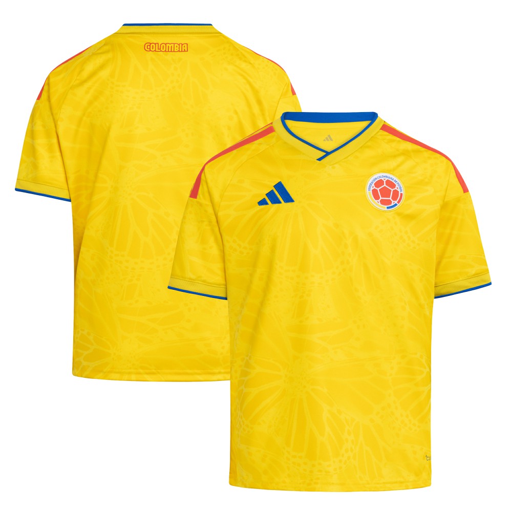 Colombia National Team Youth FIFA x World Cup 2026 Home Replica Jersey - Adidas Yellow