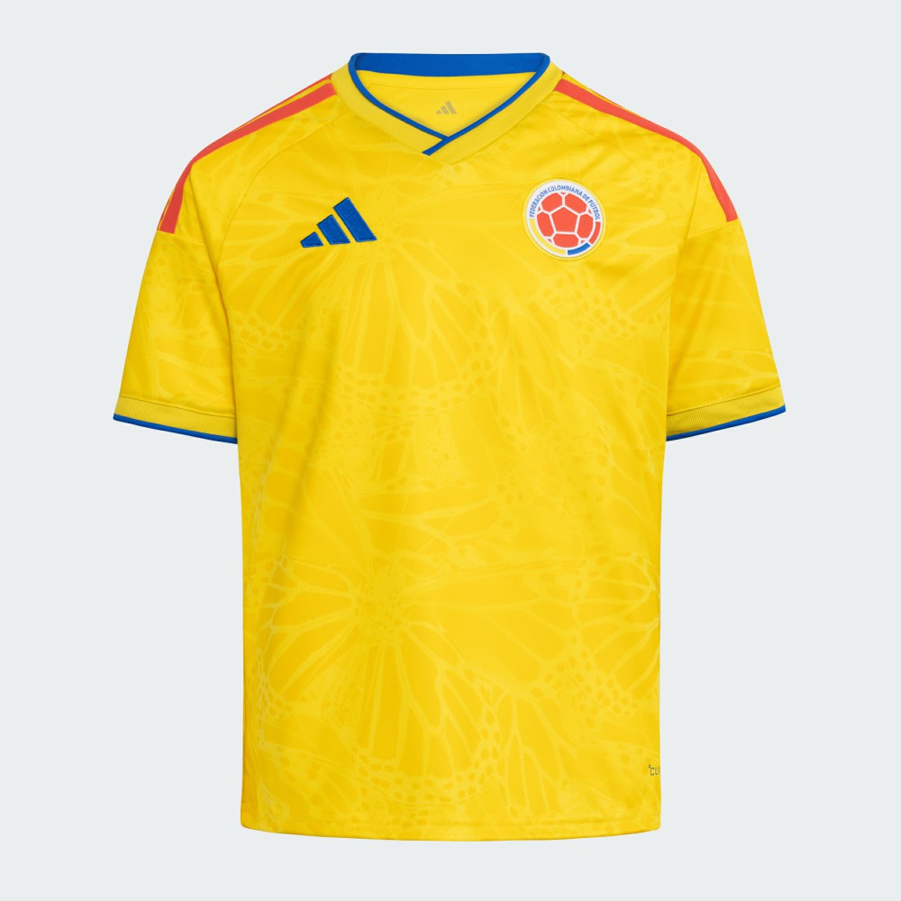 Colombia National Team Youth FIFA x World Cup 2026 Home Replica Jersey - Adidas Yellow