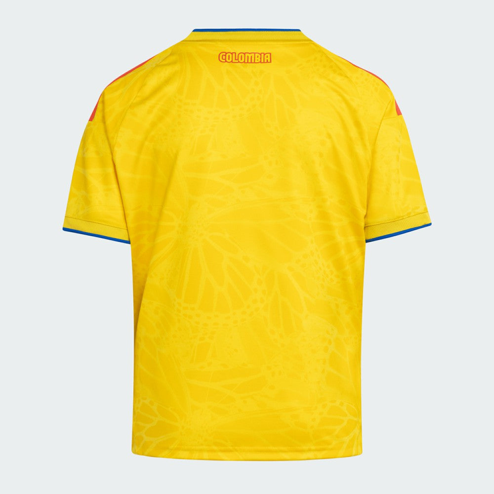 Colombia National Team Youth FIFA x World Cup 2026 Home Replica Jersey - Adidas Yellow