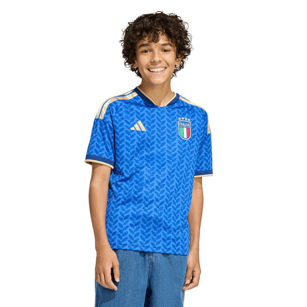 Italy National Team Youth FIFA x World Cup 2026 Home Replica Jersey - Adidas Blue