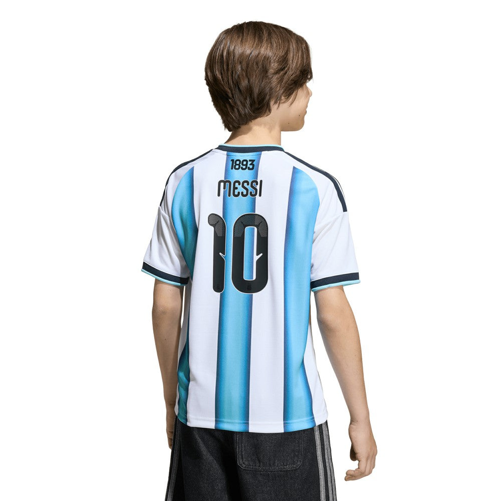 Lionel Messi Argentina National Team Youth FIFA x World Cup 2026 Home Replica Jersey - Adidas White