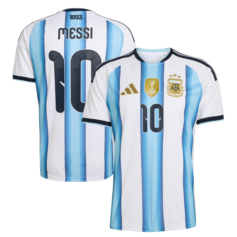 Lionel Messi Argentina National Team FIFA x World Cup 2026 Home Replica Jersey - Adidas White