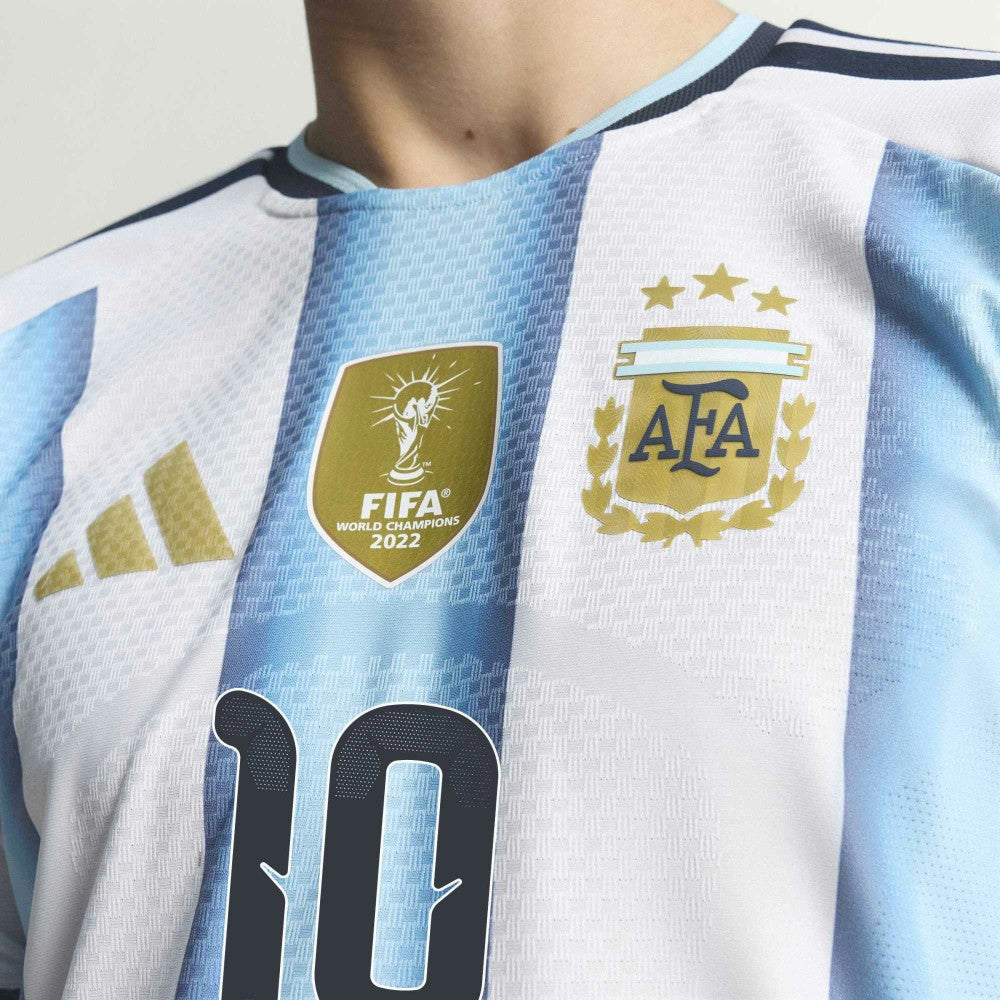 Lionel Messi Argentina National Team FIFA x World Cup 2026 Home On Field Jersey - Adidas White