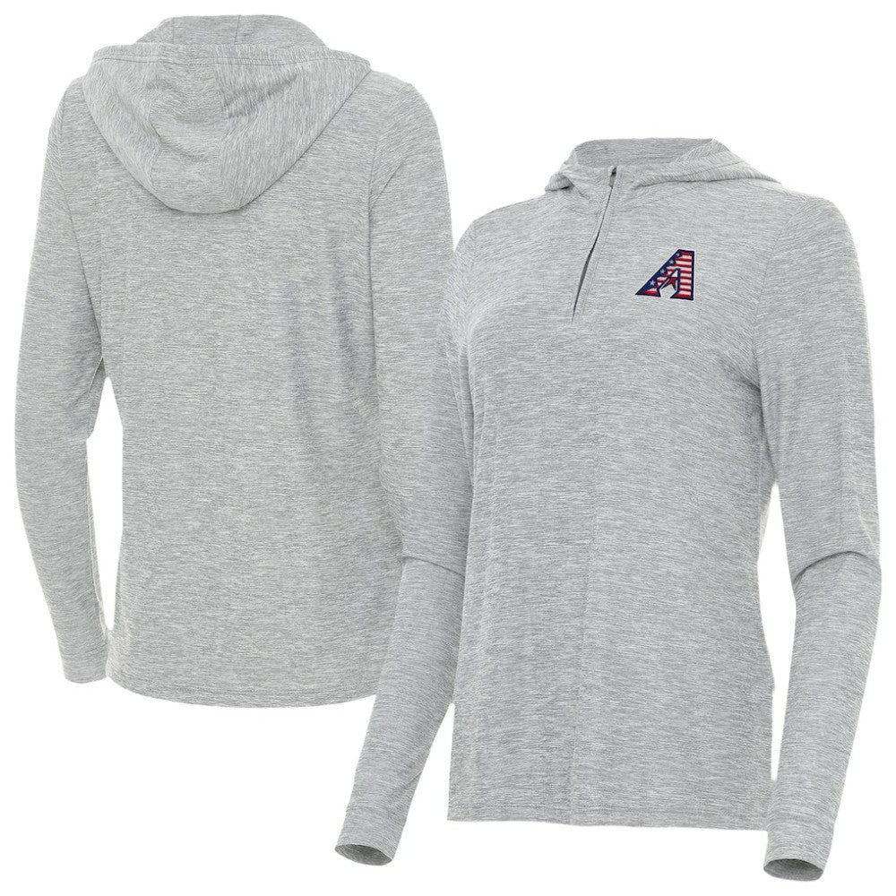 MLB Arizona Diamondbacks Antigua Women's Daybreak Quarter-Zip Hoodie