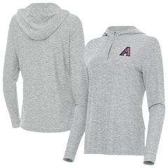 MLB Arizona Diamondbacks Antigua Women's Daybreak Quarter-Zip Hoodie