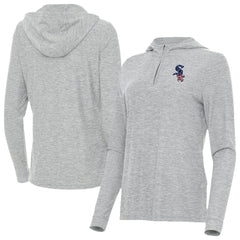MLB Chicago White Sox Antigua Women's Daybreak Quarter-Zip Hoodie