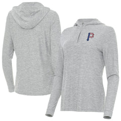 MLB Pittsburgh Pirates Antigua Women's Daybreak Quarter-Zip Hoodie