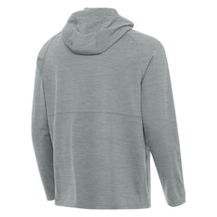MLB Colorado Rockies Antigua Spikes Stars and Stripes Team Logo Quarter-Zip Pullover Hoodie