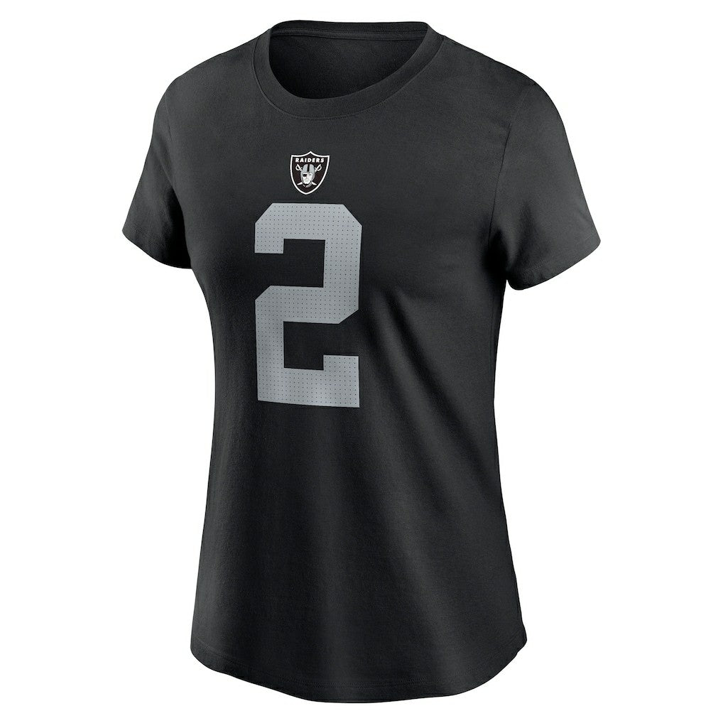 Ashton Jeanty  Women's Name & Number T-Shirt - Las Vegas Raiders