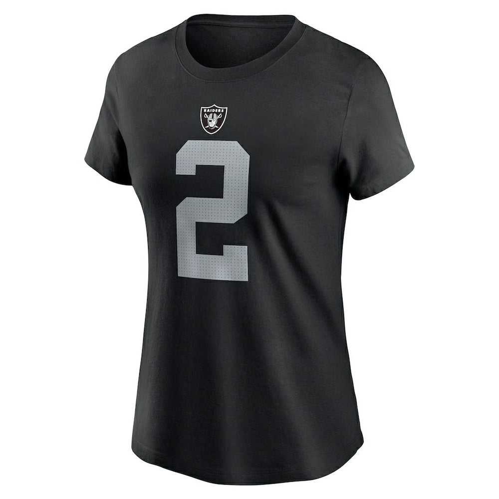 Ashton Jeanty  Women's Name & Number T-Shirt - Las Vegas Raiders