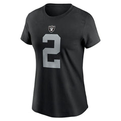 Ashton Jeanty  Women's Name & Number T-Shirt - Las Vegas Raiders
