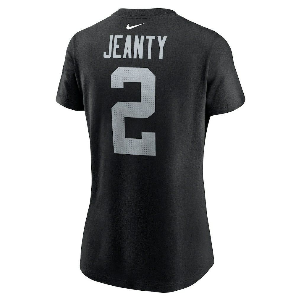 Ashton Jeanty  Women's Name & Number T-Shirt - Las Vegas Raiders
