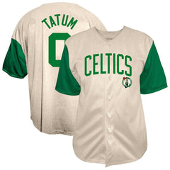 NBA Jayson Tatum Boston Celtics Baseball Jersey