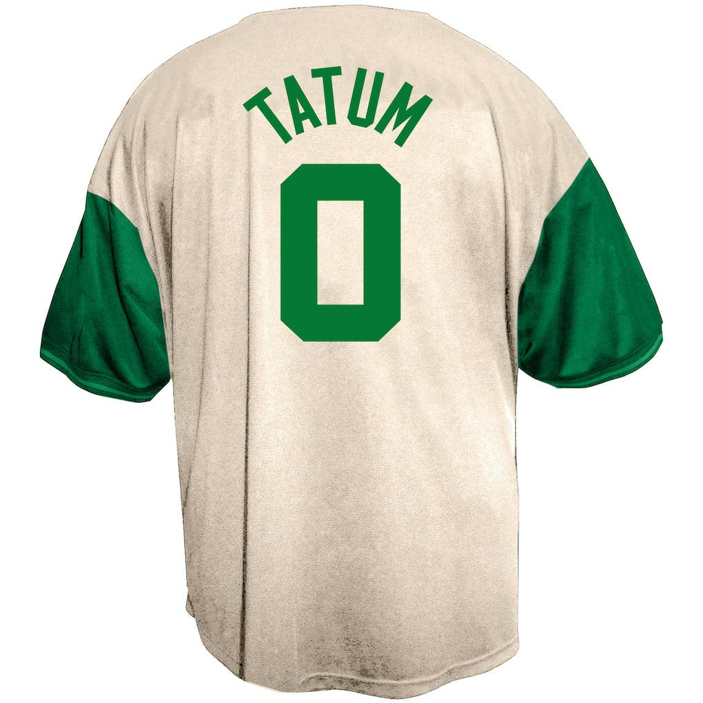 NBA Jayson Tatum Boston Celtics Baseball Jersey