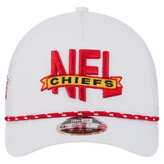 NFL 9FORTY A-Frame M-Crown Adjustable Trucker Hat - Kansas City Chiefs