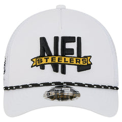 NFL 9FORTY A-Frame M-Crown Adjustable Trucker Hat - Pittsburgh Steelers