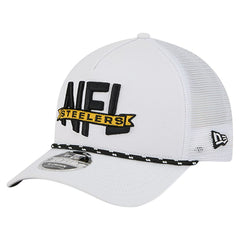 NFL 9FORTY A-Frame M-Crown Adjustable Trucker Hat - Pittsburgh Steelers