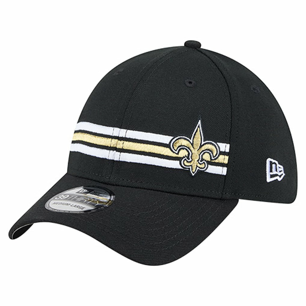 Stripes 39THIRTY Flex Hat - New Orleans Saints
