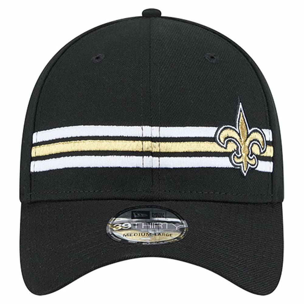 Stripes 39THIRTY Flex Hat - New Orleans Saints